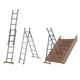 Werner 3 in 1 Combination Ladder (2x6 Rung - 2.4m Extended Length)