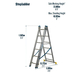 Werner 4 in 1 Combination Ladder (3x6 Rung - 3.5m Extended Length)