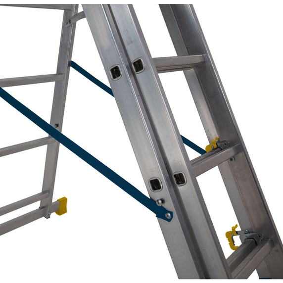 Werner 4 in 1 Combination Ladder (3x6 Rung - 3.5m Extended Length)