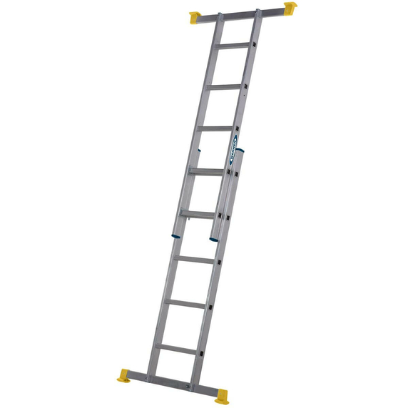 Werner 5 in 1 Combination Ladder with Work Platform (2x5 Rung - 2.48m Extended Length)