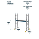 Werner 5 in 1 Combination Ladder with Work Platform (2x5 Rung - 2.48m Extended Length)