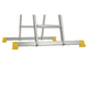 Werner 5 in 1 Combination Ladder with Work Platform (2x5 Rung - 2.48m Extended Length)