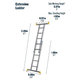Werner 5 in 1 Combination Ladder with Work Platform (2x5 Rung - 2.48m Extended Length)