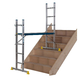 Werner 5 in 1 Combination Ladder with Work Platform (2x5 Rung - 2.48m Extended Length)