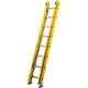 Werner ALFLO 2.5m Trade Fibreglass Double Extension Ladder (2x8 Rung - 3.9m Extended)