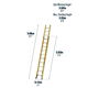 Werner ALFLO 3.1m Trade Fibreglass Double Extension Ladder (2x10 Rung - 5m Extended)