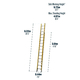 Werner ALFLO 3.6m Trade Fibreglass Double Extension Ladder (2x12 Rung - 6.22m Extended)