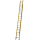 Werner ALFLO 4.5m Trade Fibreglass Double Extension Ladder (2x15 Rung - 7.96m Extended)
