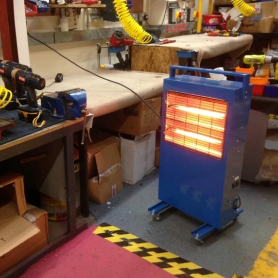 Broughton RG308/26 2.8kW Industrial Infrared Heater 230v/110v