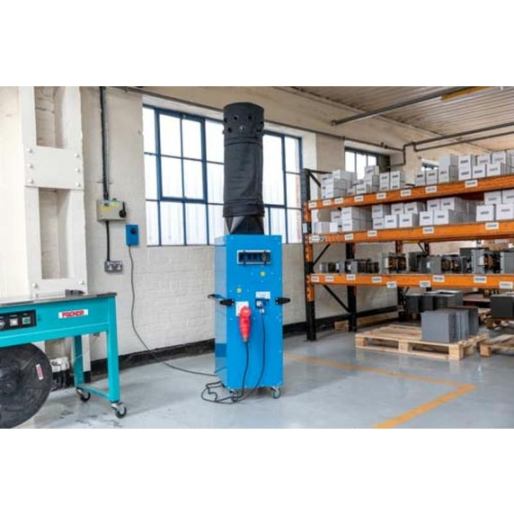 Broughton FFVH32 Upright 18kW Industrial Electric Fan Heater 400v