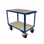 1000 x 600mm 2 Tier Shelf Trolley - 500kg