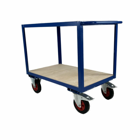 1000 x 600mm 2 Tier Shelf Trolley - 500kg