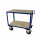 1000 x 600mm 2 Tier Shelf Trolley - 500kg