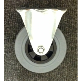 125mm Grey Non-Marking Fixed Castor