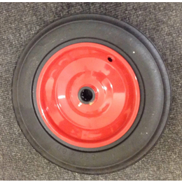 350mm Solid Rubber Turntable Truck Wheel