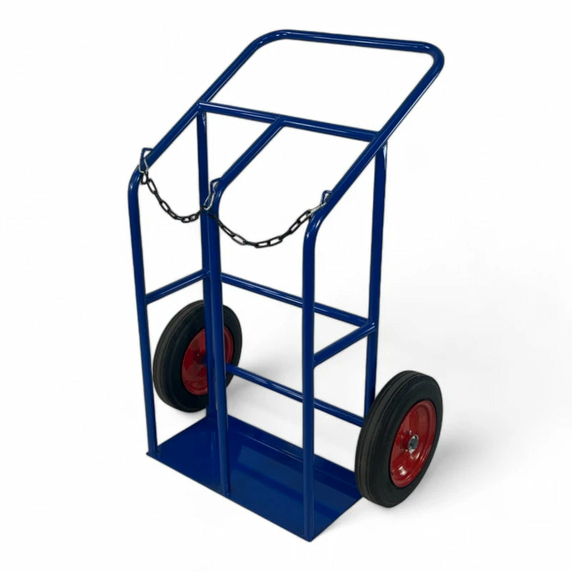 Double Gas Cylinder Trolley with 2 Wheels - 250kg