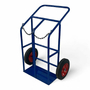 Double Gas Cylinder Trolley with 2 Wheels - 250kg