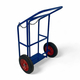 Double Gas Cylinder Trolley with 2 Wheels - 250kg