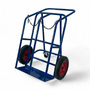 Double Gas Cylinder Trolley with 4 Wheels - 250kg