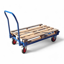 1200 x 800mm Pallet Dolly with Handle - 500kg