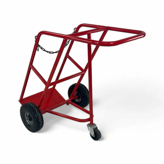 Large Propane Bottle Trolley with Support Wheel
