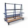 Double Sided Vertical Cut Profile Trolley, 20 Slots Per Side - 1000kg