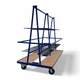 Double Sided Vertical Cut Profile Trolley, 20 Slots Per Side - 1000kg