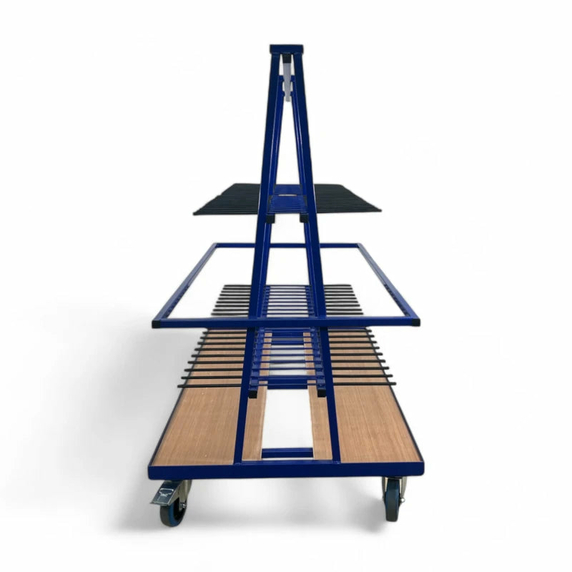 Double Sided Vertical Cut Profile Trolley, 20 Slots Per Side - 1000kg