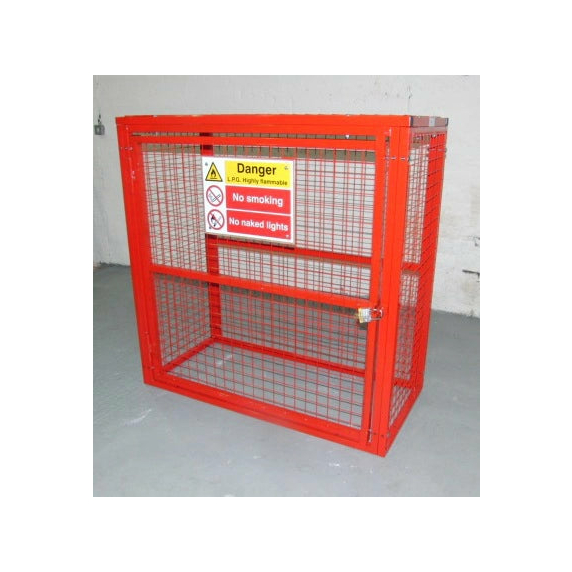 Gas Cylinder Storage Cage for 3 x 19kg Propane Bottles