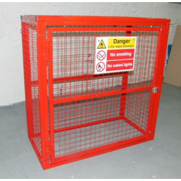 Gas Cylinder Storage Cage for 2 x 47kg or 3 x 19kg Bottles