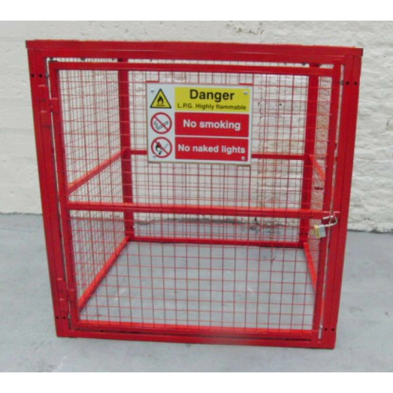 Gas Cylinder Storage Cage for 4 x 47kg Propane Bottles