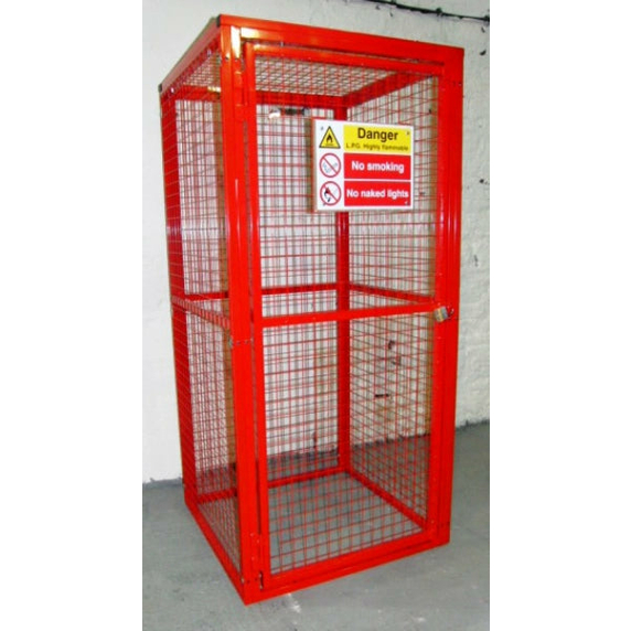 Gas Cylinder Storage Cage for 4 x 47kg or 9 Industrial Cylinders