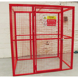 Large Gas Cylinder Storage Cage 2064 x 1000mm