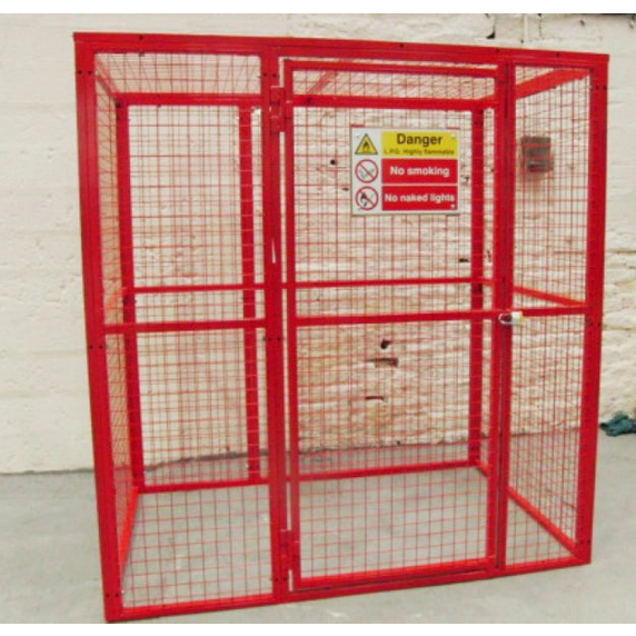 Large Gas Cylinder Storage Cage 2064 x 1000mm