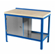 1500 x 750mm Heavy Duty Workbench with Timber Top - 1000kg