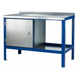 2000 x 600mm Heavy Duty Workbench with Steel Top - 1000kg