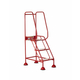 3 Tread Domed Feet Mobile Steps - 150kg