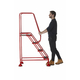 4 Tread Domed Feet Mobile Steps - 150kg