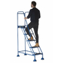5 Tread Domed Feet Mobile Steps - 150kg