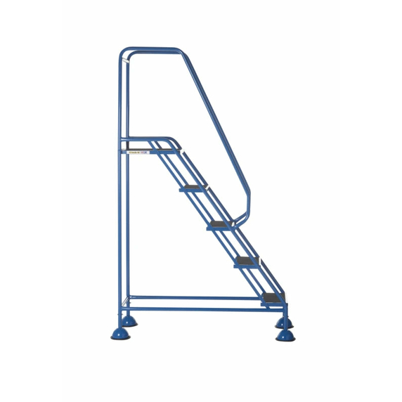 5 Tread Domed Feet Mobile Steps - 150kg
