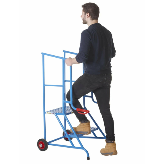 2 Tread Mobile Loading Bay Steps - 150kg