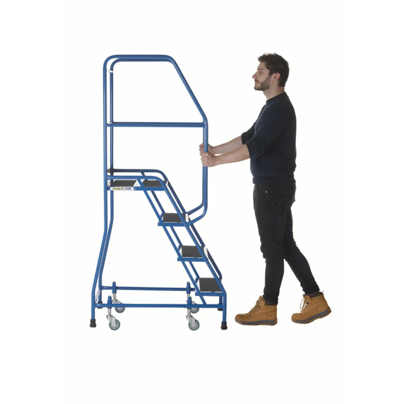 4 Tread Spring Loaded Wide Tread Steps - 150kg