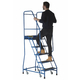 5 Tread Spring Loaded Wide Tread Steps - 150kg