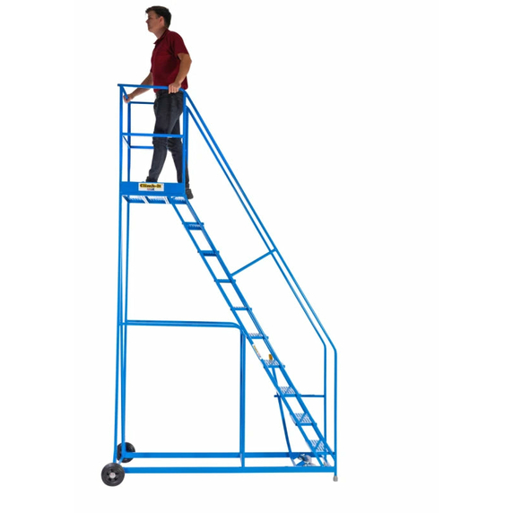 11 Tread Mobile Warehouse Safety Steps - 150kg
