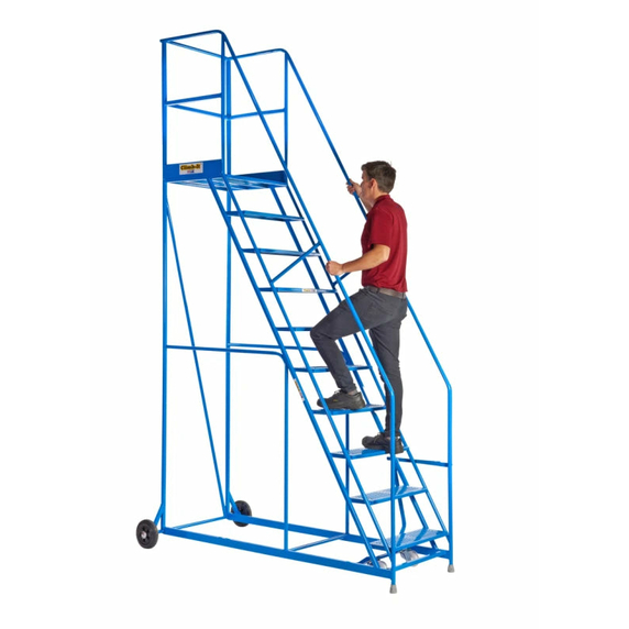 9 Tread Mobile Warehouse Safety Steps - 150kg
