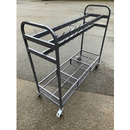 School Cloakroom Trolley with 64 Hooks - 150kg