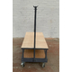 Double Sided School Cloakroom Trolley with 16 Hooks - 150kg