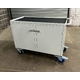 1200 x 600mm Mobile Workstation with Full Cabinet - 500kg