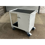 900 x 600mm Mobile Workstation with Half Cabinet - 500kg