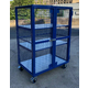 1220 x 800mm Lockable Cage Trolley with Adjustable Shelves - 500kg